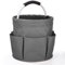 Zhufas Cestino porta Attrezzi con 6 Tasche Esterne, Borsa per la pulizia Universale,Borsa per Attrezzi da Giardino per escursioni, barbecue, casa(Grigio)