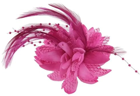Ansteckblume Charm Broschen Stoff Blume Pins Haar Zubehör Haarband for Mädchen Festival Dekoration