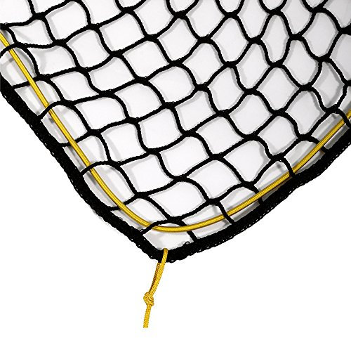 Anhängernetz knotenlos m. Expanderseil Abdecknetz zur Ladungssicherung (3m x 3,5m)