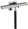 WENKO Power-Loc® Badezimmerwischer Laceno - Duschabzieher, Befestigen ohne bohren, Kunststoff (ABS), 18.5 x 17 x 5 cm, Chrom