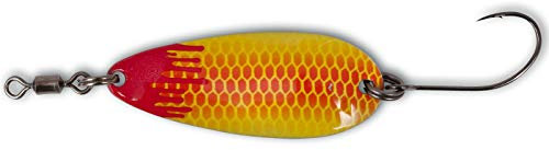 Quantum Magic Trout Bloody Shoot Spoon 3,5cm 3g - Forellenblinker, Farbe:rot/gelb