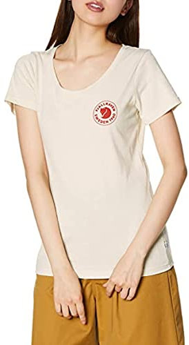 Fjällräven Damen 1960 Logo T-Shirt W Unterhemd, Kreideweiß, XXS