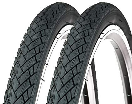 2 Stück 28 Zoll Fahrrad Reifen 37-622 Cross Trekking Bike 28x1.4 Mantel Tire schwarz