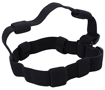 Keenso Taschenlampe Stirnband, schwarz Taschenlampe Stirnband Stirnband für Taschenlampe Outdoor-Tools Reiten