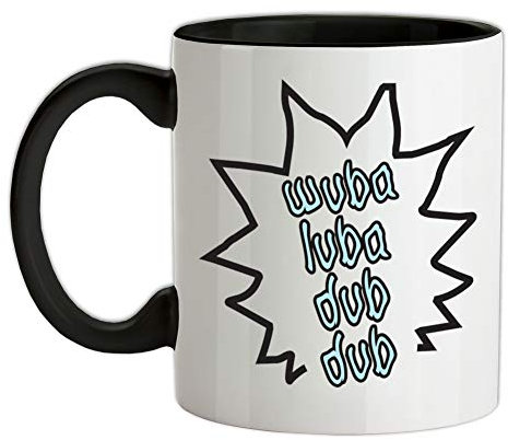 Wubalubadubdub 11oz Ceramic Two Tone Mug