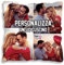 Babloo Cuscino Quadrato con Imbottitura Personalizzato con Foto, Fotocollage, Logo, Grafica o Testo Personalizzabile Idea Regalo Simpatica ed Originale (40_x_40_cm)