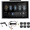 FOUF Lecteur DVD de Voiture Double 22,9 Cm, CD Portable pour Appuie-tête, Carte USB/SD, écran Tactile HD 1920 X 1200, Prise en Charge Bluetooth 2 G RAM 16 ROM, Vidéo D'appui-tê