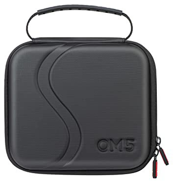 Andoer Portable Storage Bag Travel Hardshell Carrying Case with Top Carry Handle Shoulder Strap Replacement for OM 5 Gimbal Stabilizer