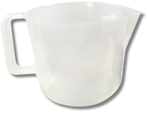 Citystores® 2 Pint Mixing & Measuring Jug – Heat Resistant Plastic Jug for Kitchen, Laboratory, Garden, Beakers, and Cleaners – Small Measuring Cup 1 Litre