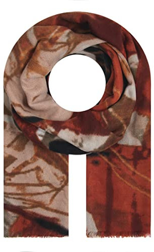 Majea Damenschal Winterschal Strickschal Damen Schal (880042) (orange 6)
