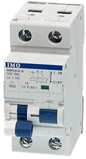 disjoncteur différentiel 6KA, 30mA, 1P+ N, 32 Amp Type A B6CR1N32-30-A