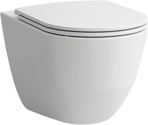 LAUFEN PRO Wand-Tiefspül-WC Comfort, spülrandlos, 360x560mm, verdeckte Befestigung, H8219620180001, Farbe: bahamabeige