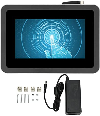 Fyearfly Touch AndroidPC, Industrial Panel Computer IP65 Full Waterproof All in One Panel PC 1G RAM 16G SSD for Automation Equipment AC110 To 240V