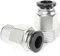 TAILONZ PNEUMATIC Raccordi in rame maschio diritto 4mm OD x 3/8 BSP Raccordi a pressione PC4-03 (Confezione da 10)