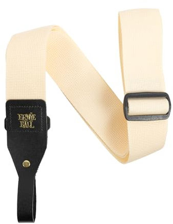 Ernie Ball PolyPro Correa de guitarra acústica - Crema