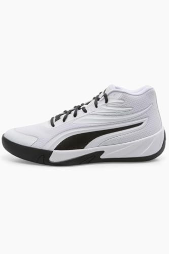 PUMA Court Pro Unisex-Erwachsene Schuhe, PUMA White-PUMA Schwarz, 42 EU
