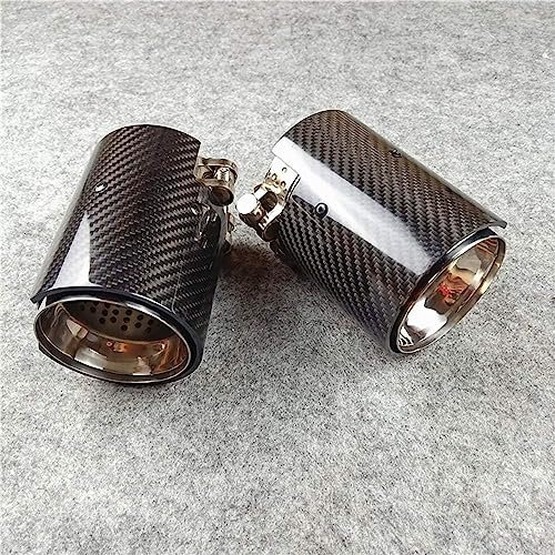 LOLUZ Endstuck Auspuff für B-MW M F87 M2 F80 M3 F82 F83 M4 F90, Auspuffblenden Edelstahl Auto Endstück Endschalldämpfer Spitze Endrohrblende,A-F80m3