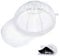 JJQHYC Cap Waschmaschinen Form, Cap Washer für Basecap Kappen Wäschenetz Waschgestell Cap Waschen für Erwachsene und Kinder, Weiß