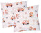 Renforcé Kissenbezug - 2er Set in 40x40cm - Feuerwehr - Kopfkissen-Bezug, Kissenhülle, Dekokissenbezug 100% Baumwolle Kinder (KY-Feuerwehrmann-40x40)