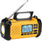 ZHIWHIS Radio d'urgence avec Bluetooth, 10 000 mAh FM/AM/SW/VHF/NOAA Radios météo avec alertes, manivelle/solaire/SOS/lampe de poche/6 EQ/minuterie/lecteur USB avec préréglage pour les urgences ZWS