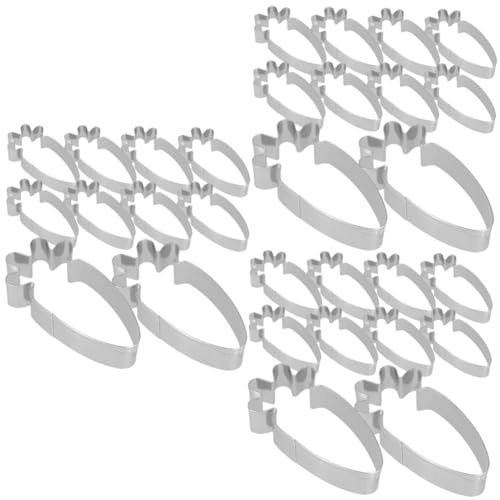 IMIKEYA 30piezas Cortadores De Galletas Inoxidable Forma De Para Galletas De Pascua y Repostería Moldes Para Hornear y Manualidades