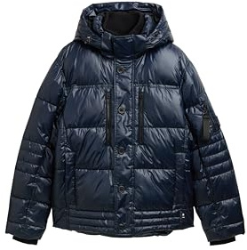 TOM TAILOR Herren 1048485 Pufferjacke mit abnehmbarer Kapuze