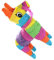 KOMBIUDA 5 Stück Piñata komfetti verpackungsmaterial partyspieße Wanddekoration susigkeiten Alpaka-Pinata Kinderpinata Pinata- aus Papier Partygeschenk Kopierpapier Colorful