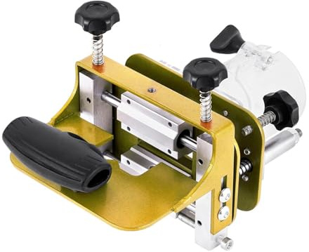 Ksikdeg Gabarits à mortaiser pour machine de coupe de 65 mm 2 en 1 Support de fixation invisible