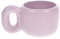 HOLIDYOYO Taza De Café Fiesta Vaso Tazas De Café Enorme Compañero Pesado Conmovedor Agua Versátil Y Largo Coffee Container Taza De Capuchino Taza De Beber Taza De Leche Cerámica Púrpura