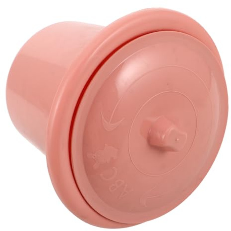 OATIPHO Pot de Chambre Adulte avec Couvercle en Plastique Haute Densité, Grosse Capacité 2l, Urinoir Portable Rose pour Soins à Domicile, Hôpital et Voyage, Seau de Lit Réutilisable