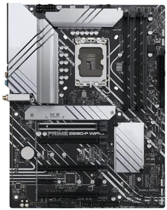 Schede madri Fit For ASUS PRIME Z690-P WIFI supporta CPU I9-14900K I5-12400F 4xDDR5 USB3.2 Gen2 3XM. HDMI PCIe 5.0 LGA1700 ATX WiFi 6