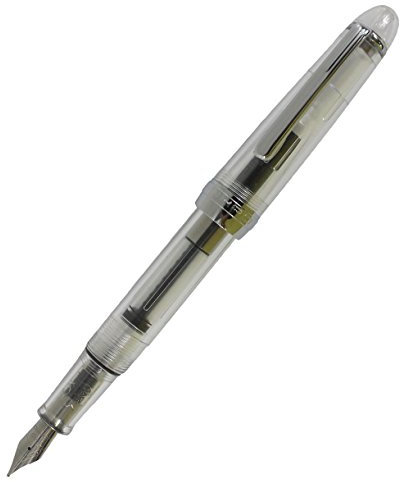 Gullor Jinhao 992 Plastic Fountain Pen, Transparent, White