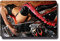 Metall Kühlschrankmagnet Pin Up Magnet Erotik Sexy Girl Motorrad Chopper Woman