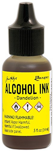 Ranger TAL59424 Tim Holtz Alcohol Ink, Dandelion, 0.5oz