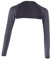 Sharplace Damen Schulterjäckchen Langarm Jäckchen Modal Festlich Shrug Crop Top Shrug Winter Strickjacke Cardigan Open Front Shrugs Boleros Strick Bolerojacke Schulterjacke für Kleider Casual, Grau