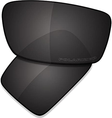 Saucer Premium Ersatzgläser für Oakley Gascan Sonnenbrillen High Definition - Carbon Black Polarisiert