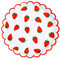 MaitianGuyou Lot de 40 assiettes jetables en carton pour anniversaire, fête, retraite, apéritif, mariage, fête prénatale (fraise 2#, 22,9 cm)