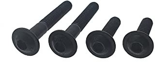 100 Stk Linsenkopfschraube mit Flansch ISO 7380-2 M4 x 8 mm - 10.9 blank