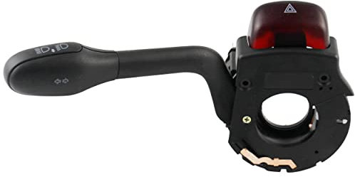 STARKIT PERFORMANCE Mando luces compatible para Golf 3, Golf 4 cabriolet, Passat (B3, B4) y Corrado (1988-2002) - Interruptor de columna de dirección - Negro - ON-OFF