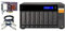 QNAP TL-D800S Boîtier de disques de Stockage Boîtier Disque Dur/SSD Noir, Gris 2.5/3.5