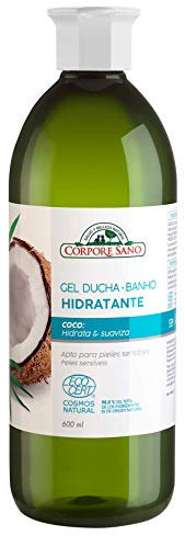 Corpore Sano: Gel de Baño Hidratante con extracto de Coco certificado Cosmos Natural 600 ml