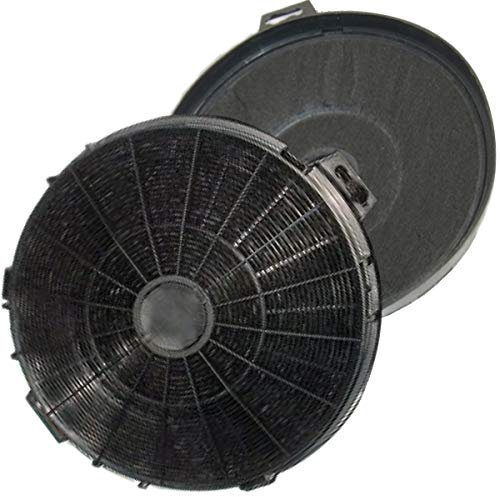 Lot de 2 filtre à charbon D 210mm H 70mm d'origine Hotte 690073333 SMEG