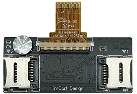 FLEANE FIP02 Dual Micro SD Adapter für iPod Classic iPod Video 5th 5.5th 6th 6.5th 7th 7.5th TF Card Adapter Replace MK8022GAA MK1634GAL MK1231GAL