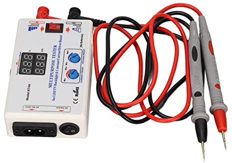 Testeur de Rétroéclairage LED pour TV - Professionnel Testeur Universel à Plaque à Courant Constant Testeur de Tension Testeur de Lampe LED avec Stylo-mètre et Sac de Rangement(#2)
