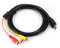 Ailao Convertisseur RCA vers HDMI, 1,5 m 5 pieds HD 1080P HDMI mâle vers 3 RCA AV Audio Vidéo Convertisseur Câble Adaptateur Cordon