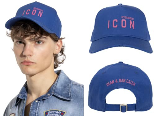 DSQUARED2 Mini Icon Baseballcap Cap Kappe Basebalkappe Cult Hat Hut Black Basecap Kappe New