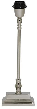 Tischleuchte Rechteck Chrom Poliert Tischlampe H.40cm