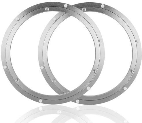 Acrux7 Lazy Susan Hardware, Aluminium-Drehplatte, 30,5 cm, 2 Stück