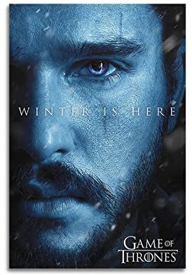 VZRSQZK Game of Thrones Staffel 7 Poster, dekoratives Gemälde, Leinwand-Wandposter und Kunstdruck, modernes Familienschlafzimmer-Dekor-Poster, 30 x 45 cm