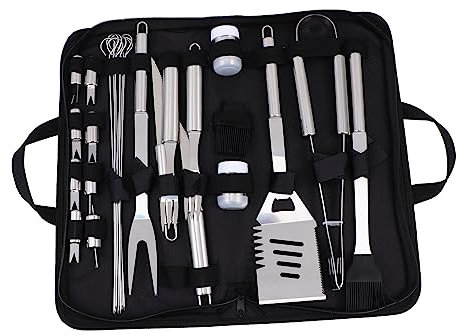 Yardwe Kit Utensili Barbecue Acciaio Inossidabile g Grillata Accessori Utensili Barbecue Acciaio Inossidabile Kit g Grillata Accessori